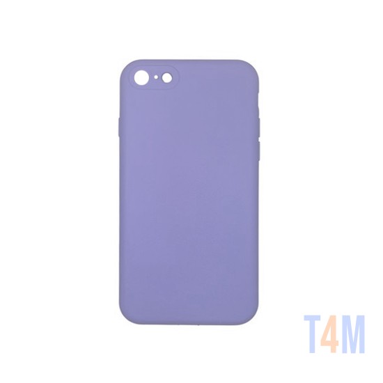 Capa de Silicone com Moldura de Câmera para Apple iPhone 7/8 Roxo